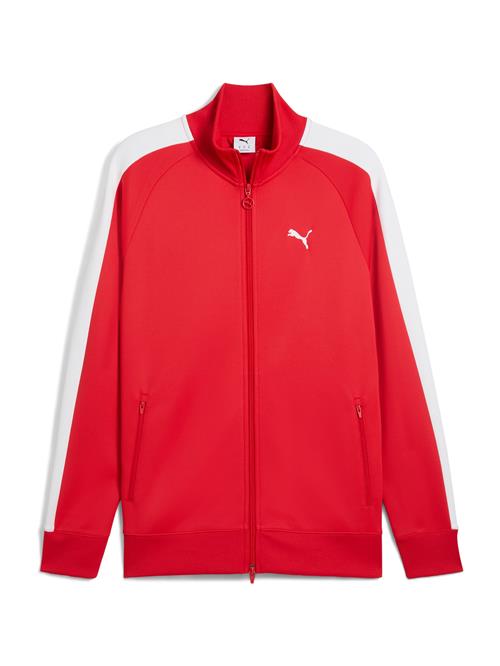 PUMA Sportsjakke 'T7 ALWAYS ON'  rød / hvid