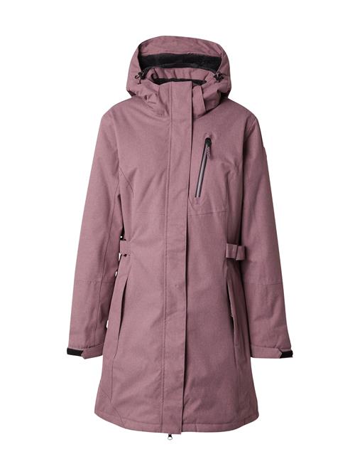 KILLTEC Udendørsfrakke 'KOW 303'  lilla-meleret