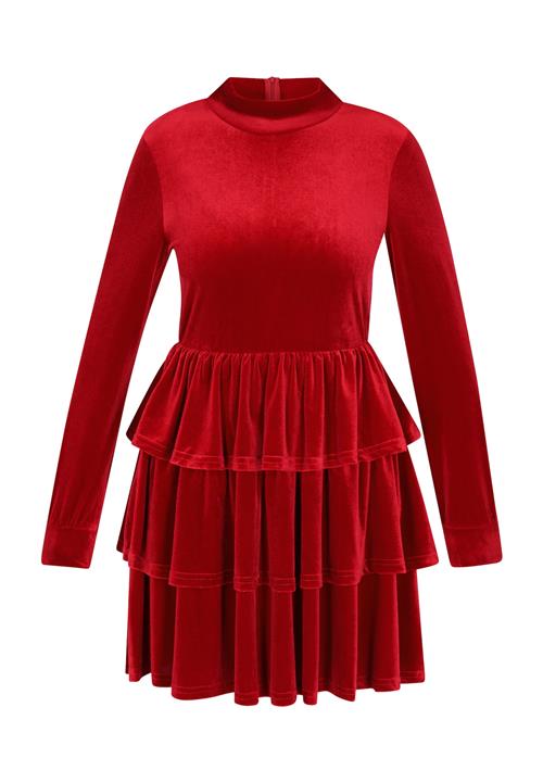 NAEMI Coctailkjole  kirsebærsrød