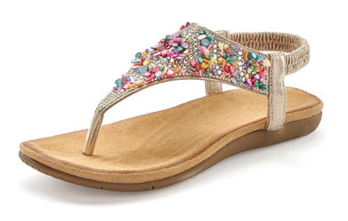 VIVANCE Klipklappere  opal / guld / lys pink / transparent