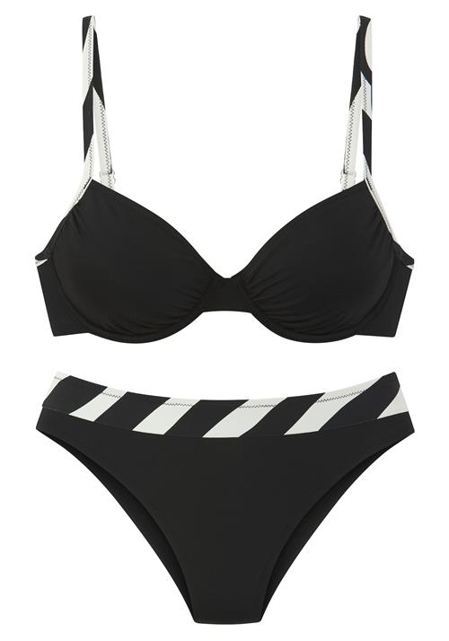 FRENCH CONNECTION Bikini  sort / hvid