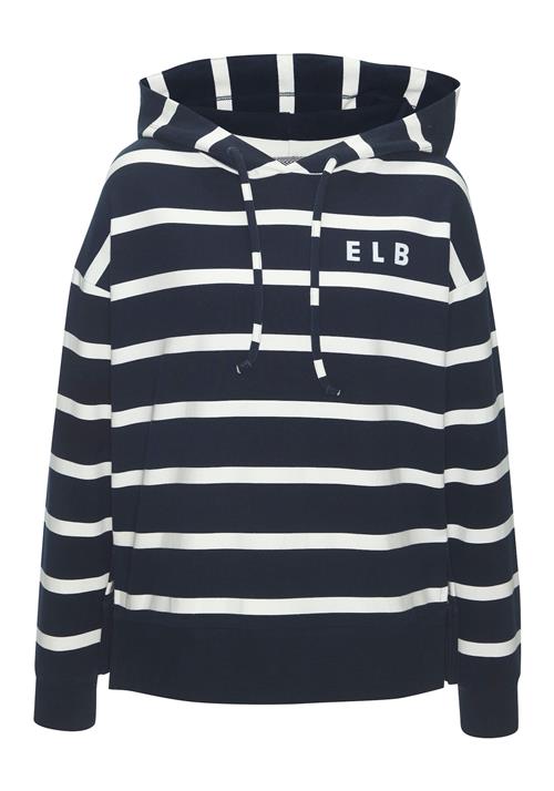 Elbsand Sweatshirt  marin / hvid