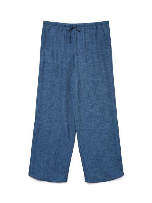 VERO MODA Bukser 'VMMelaney'  blå-meleret