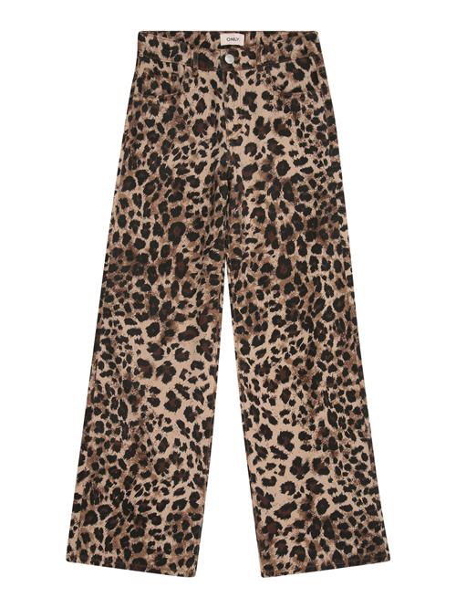 ONLY GIRLS Bukser 'KOGGianna-Madison'  brun / taupe / sort