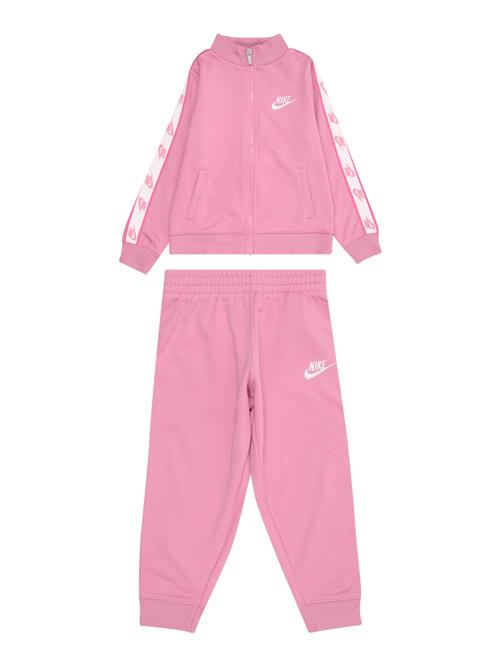 Nike Sportswear Joggingdragt  mørk pink / hvid