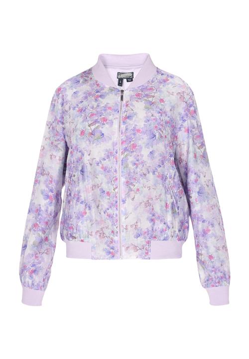 DreiMaster Vintage Overgangsjakke  mørkegrøn / lilla / offwhite