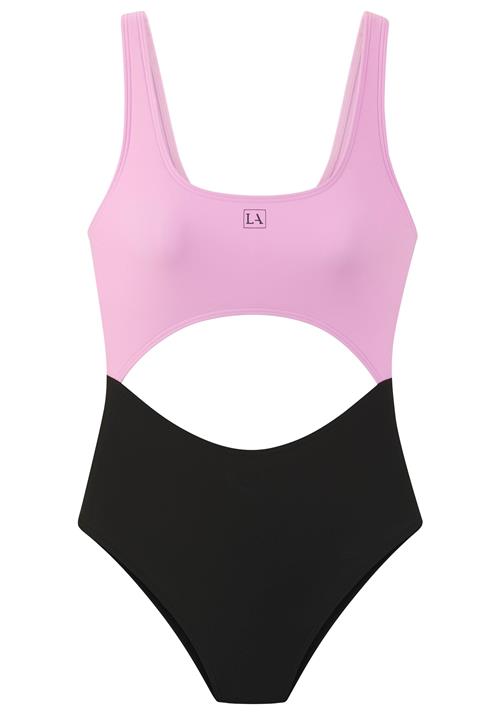 LASCANA ACTIVE Sportsbadedragt  lyselilla / sort