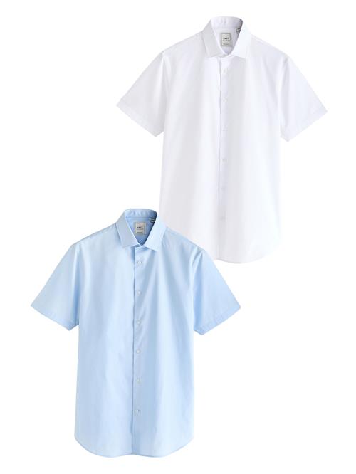 Next Skjorte 'Easy Care'  lyseblå / hvid