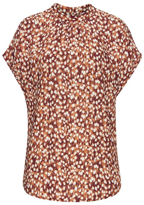 VIVANCE Bluse  beige / creme / choko / cognac