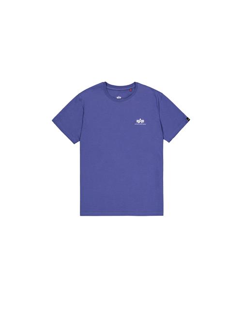 ALPHA INDUSTRIES Bluser & t-shirts  violetblå / hvid
