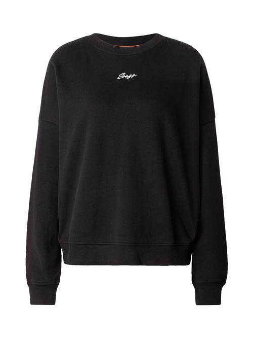 BOSS Sweatshirt  sort / hvid