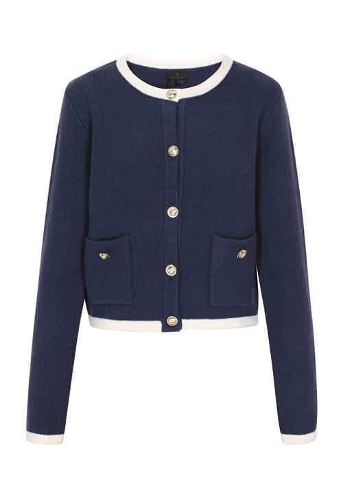 DreiMaster Klassik Cardigan  navy / hvid