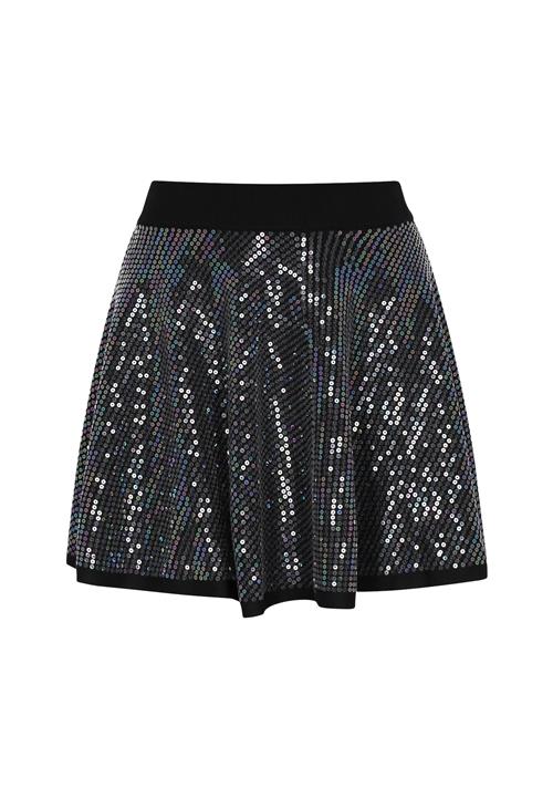 faina Nederdel 'Fashion Look'  blå / lysegrøn / sort / sølv