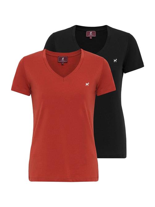 Williot Shirts  rustrød / sort