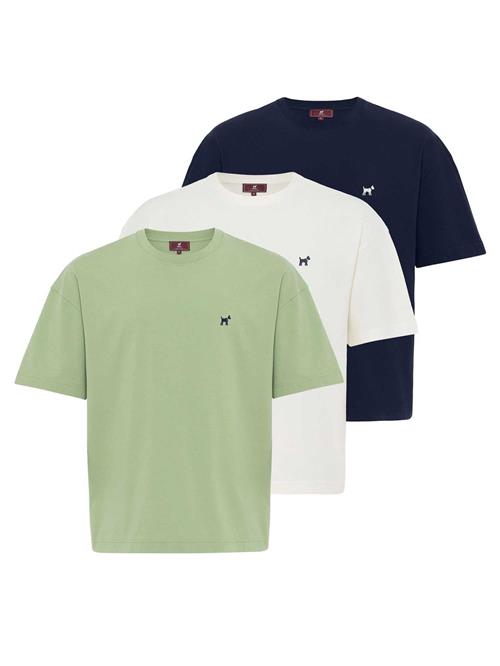 Williot Bluser & t-shirts  marin / pastelgrøn / hvid