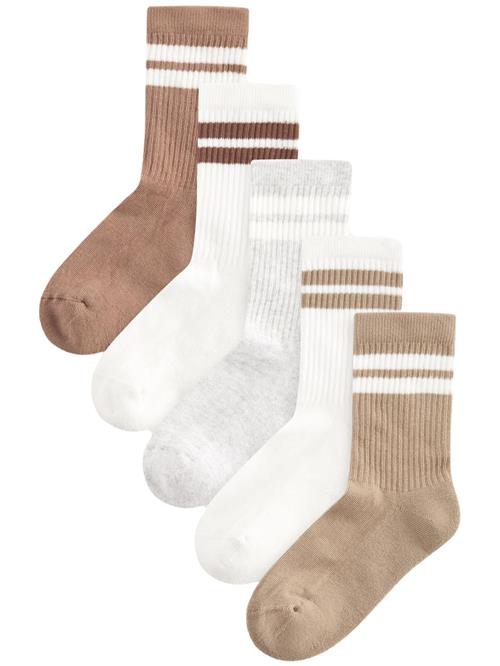 Next Sokker  brokade / lysegrå / hvid