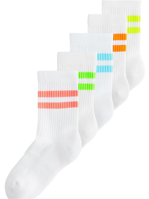 Next Sokker  lyseblå / lime / cranberry / hvid