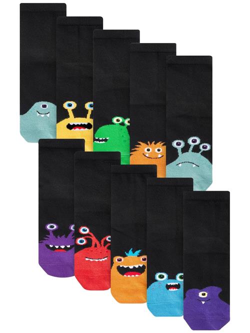 Next Sokker  grøn / mørkelilla / orange / sort