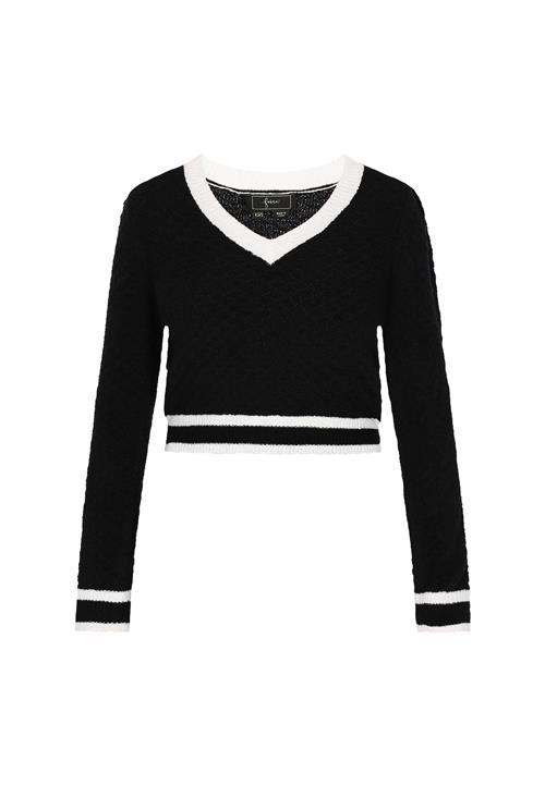 faina Pullover 'Fashion Look'  sort / hvid