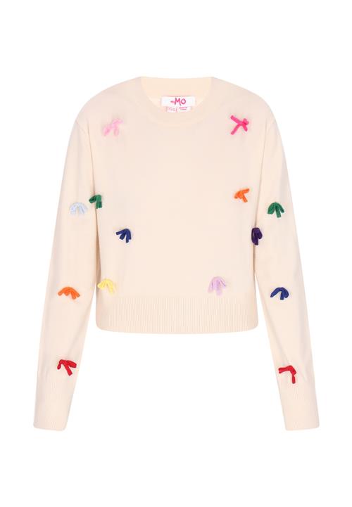 MYMO Pullover 'Comfy'  navy / grøn / pink / uldhvid