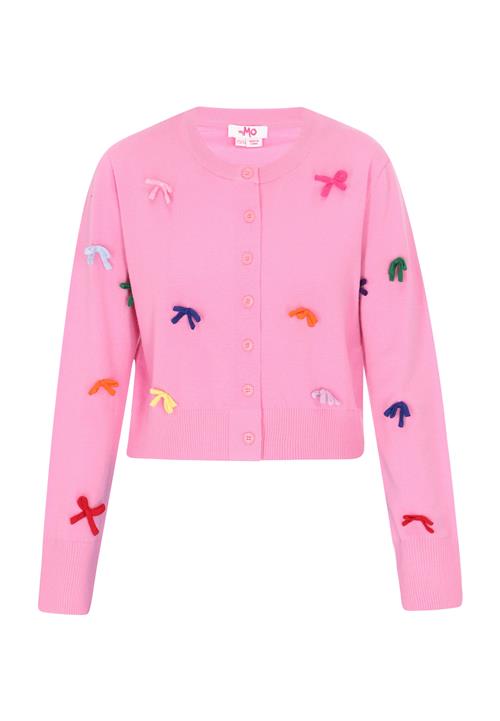 MYMO Cardigan  royalblå / lysegul / lyserød / mørkerød