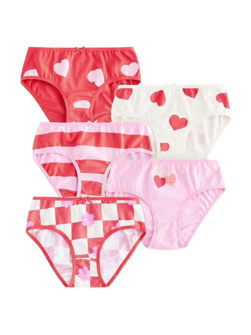 Next Underbukser  lyserød / rød / hvid