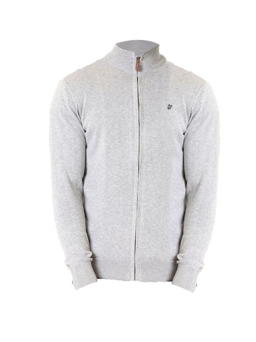 Williot Cardigan  marin / lysegrå / mørkerød / hvid