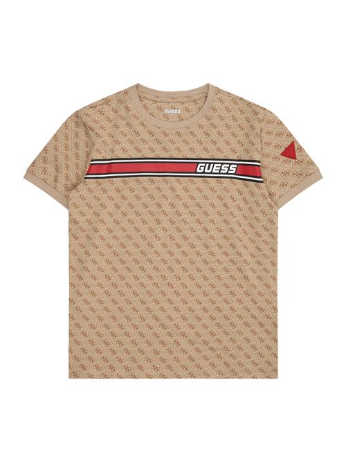 GUESS Shirts  lysebeige / brun / rød / sort