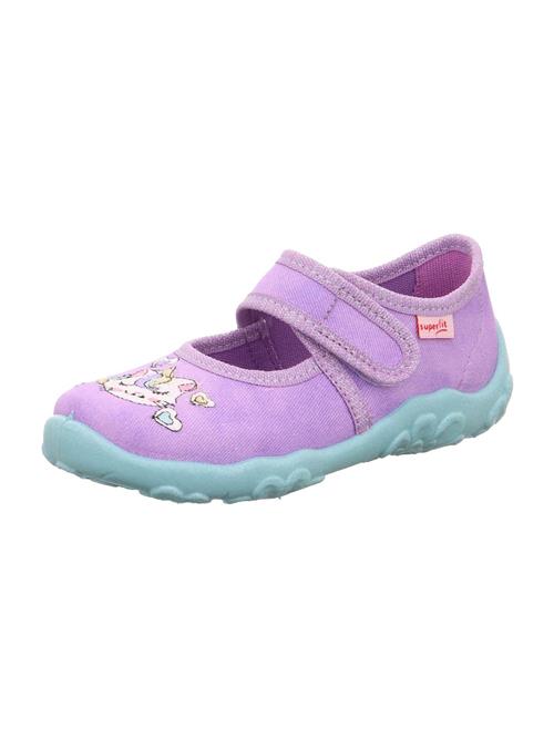SUPERFIT Hjemmesko 'BONNY'  lyseblå / lavendel / knaldrød / hvid