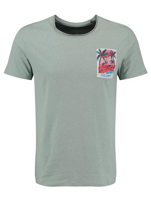 Key Largo Bluser & t-shirts 'Vibes'  azur / smaragd / mørkegrøn / orangerød