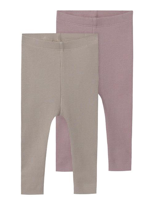 TWO SOON Leggings  greige / gammelrosa