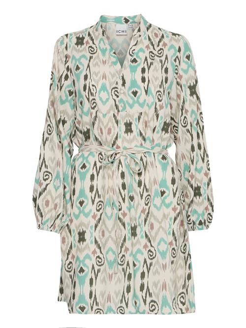 ICHI Blusekjole 'Vera'  beige / blandingsfarvet