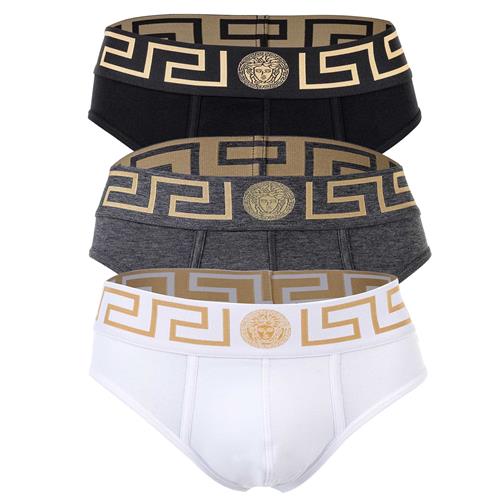 VERSACE Slip  bronze / grå / sort / hvid