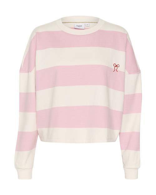 SAINT TROPEZ Sweatshirt  rosé / offwhite