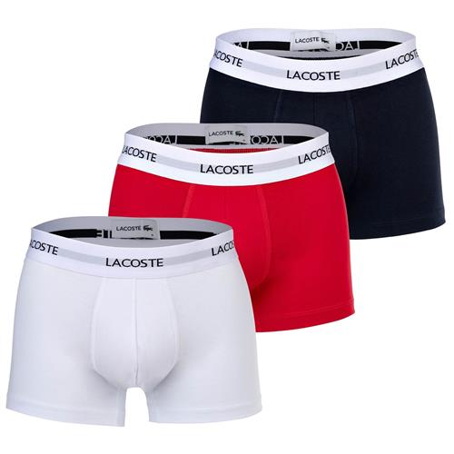 LACOSTE Boksershorts  mørkeblå / rød / hvid