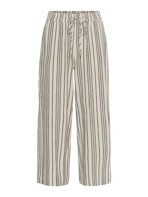 Kaffe Bukser 'KAMilia'  creme / sort-meleret