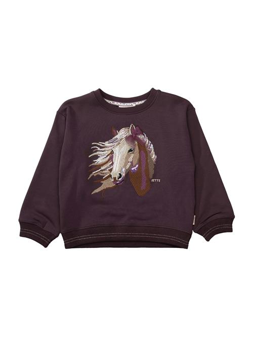 STACCATO Sweatshirt  brun / lilla / vinrød / hvid