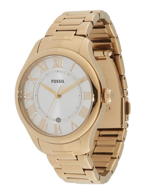 FOSSIL Analogt ur 'Gilmore'  guld / perlehvid