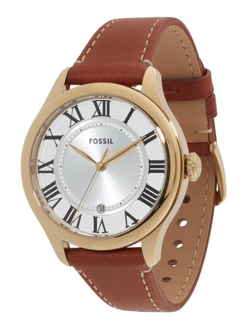 FOSSIL Analogt ur 'Gilmore'  brun / guld
