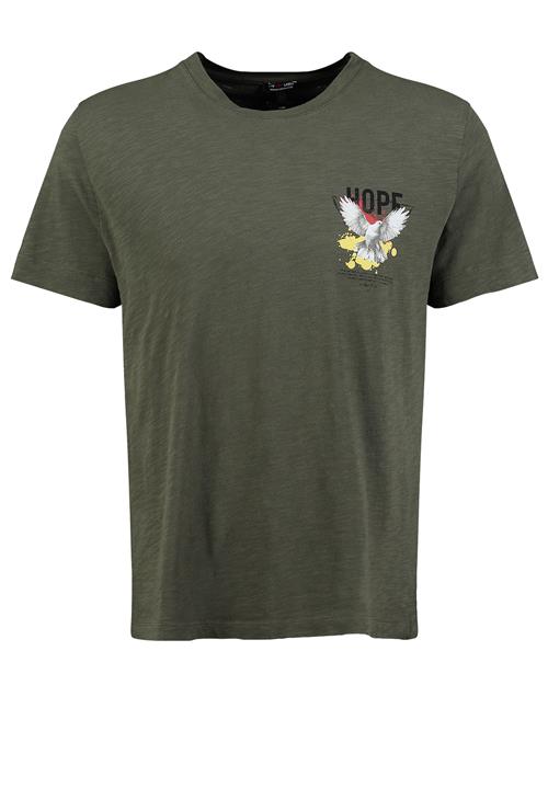 Key Largo Bluser & t-shirts 'Hope'  gul / oliven / rød / sort