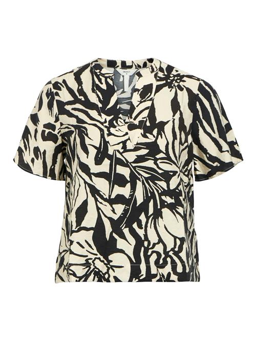 OBJECT Bluse  creme / sort