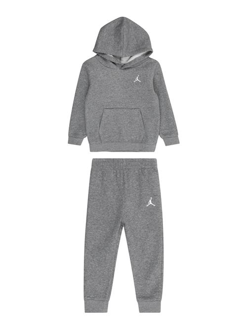 Jordan Joggingdragt 'BRKLYN'  grå-meleret / hvid