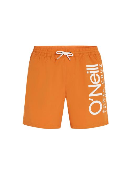 O'NEILL Badeshorts 'Original Cali 16'  mørkeorange / hvid
