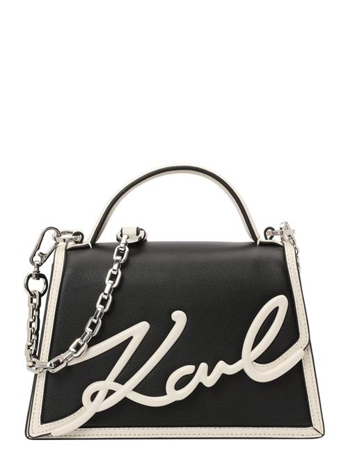 Karl Lagerfeld Håndtaske  sort / hvid