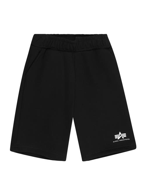 ALPHA INDUSTRIES Bukser  sort / hvid