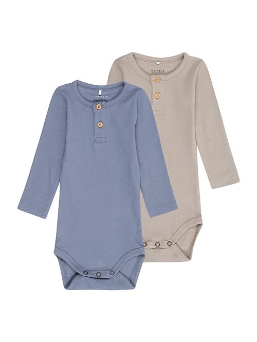 NAME IT Sparkedragt/Body 'NBMKab'  camel / dueblå