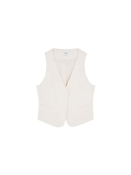 Scalpers Jakkesætsvest  beige / hvid