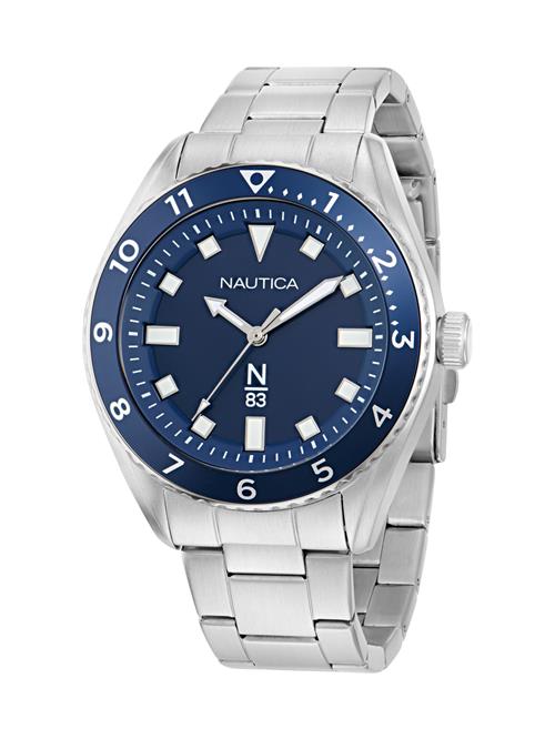 NAUTICA Analogt ur 'Finn World'  mørkeblå / sølv