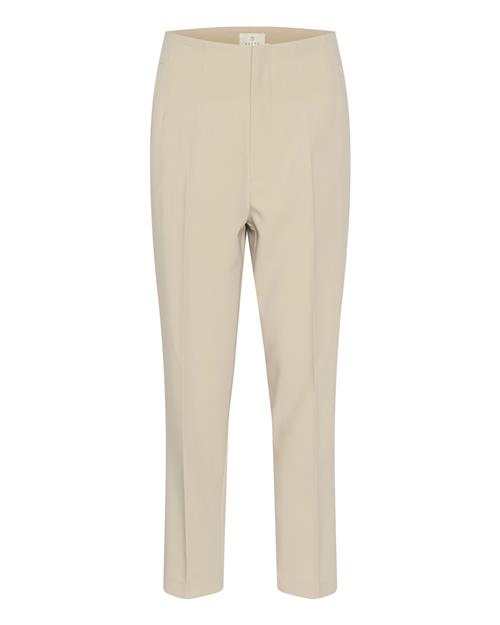 Kaffe Bukser med fals 'Hella'  beige