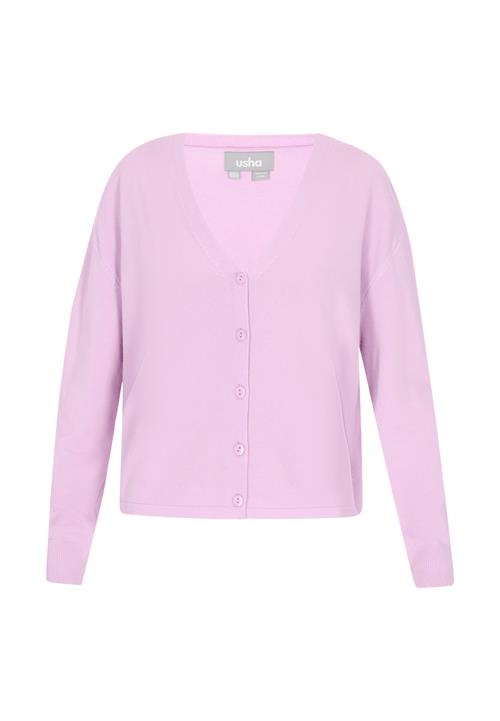 Usha Cardigan 'Classic Look'  lavendel
